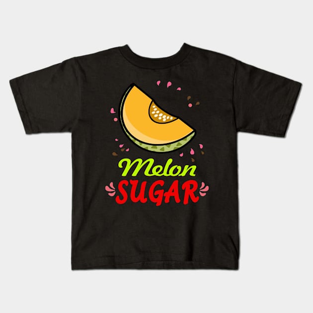 Melon Sugar Kids T-Shirt by RainasArt